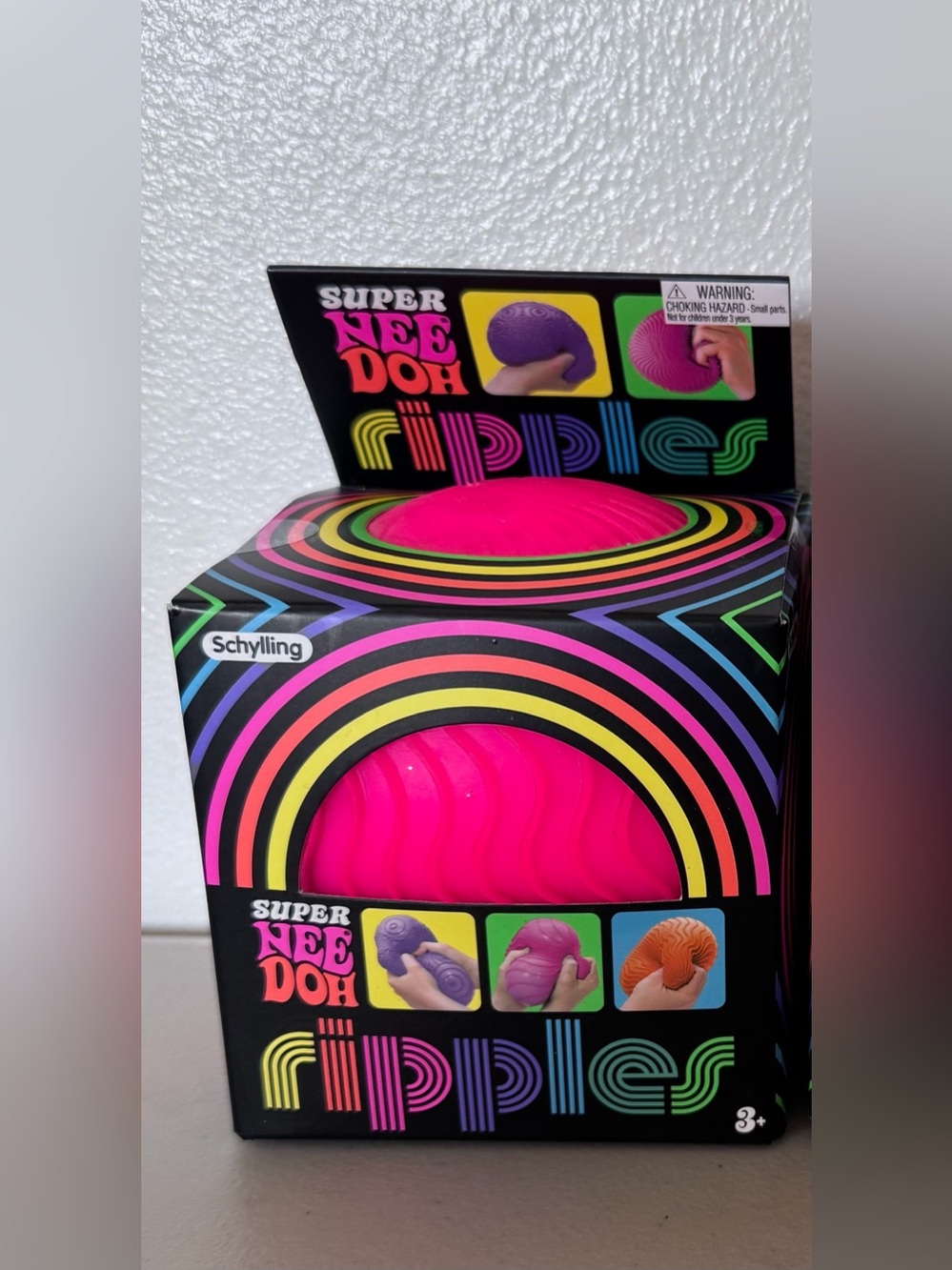 Super NeeDoh Fiddles Pink Sensory Toy